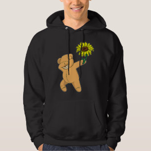 Sudadera Dabbing Teddy Bear Autismo de girasol Conciencia