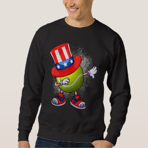 Sudadera Dabbing Tennis Ball Tío Sam Gorra Bandera American