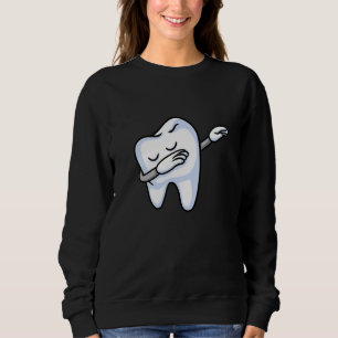 Sudadera Dabbing Tooth Dentistry Hygienist Médica