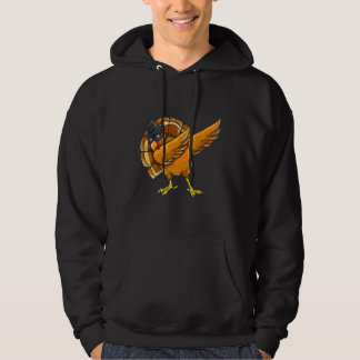 Sudadera Dabbing Turkey Thanksgiving Boys Kids Men Turkey D