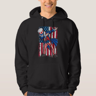 Sudadera Dabbing Uncle Sam 4 De Julio Bandera De Estados Un