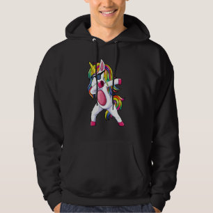 Sudadera Dabbing Unicorn Arcoiris Dab Unicorn Gafas de sol