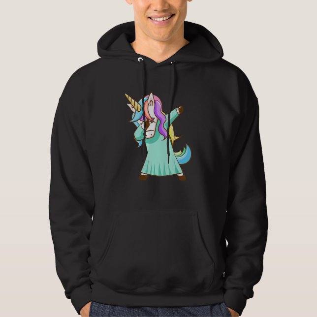 Sudadera Dabbing Unicorn Magical Dab Dancing_8 (Anverso)