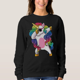 Sudadera Dabbing Unicorn Niños Dab Unicorn Hombres