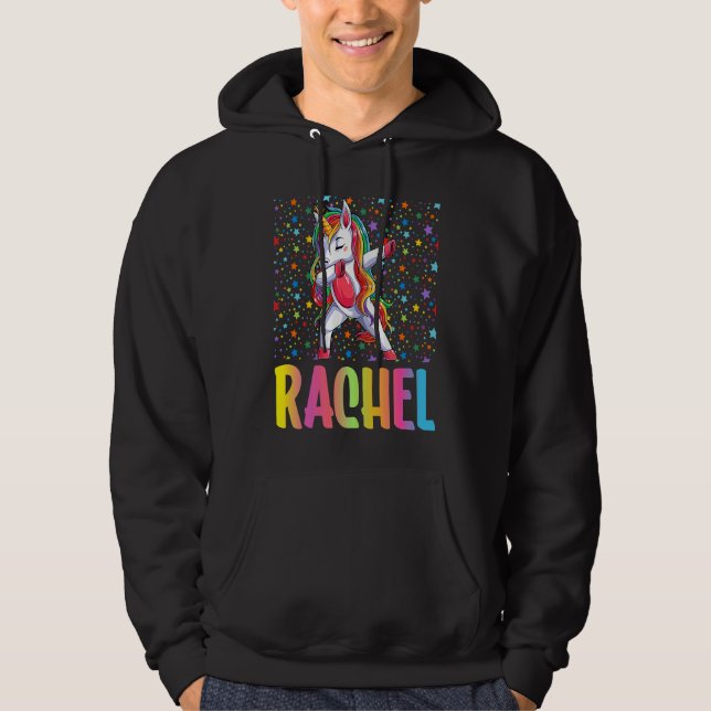 Sudadera Dabbing Unicorn Rachel (Anverso)