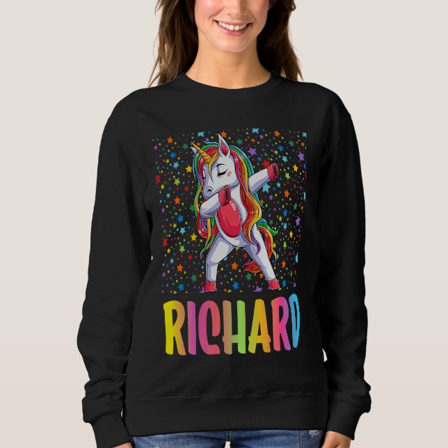 Sudadera Dabbing Unicorn Richard (Anverso)