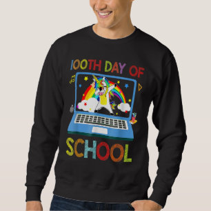 Sudadera Dabbing Unicornio Cute Dance 100° Día del Vir Esco