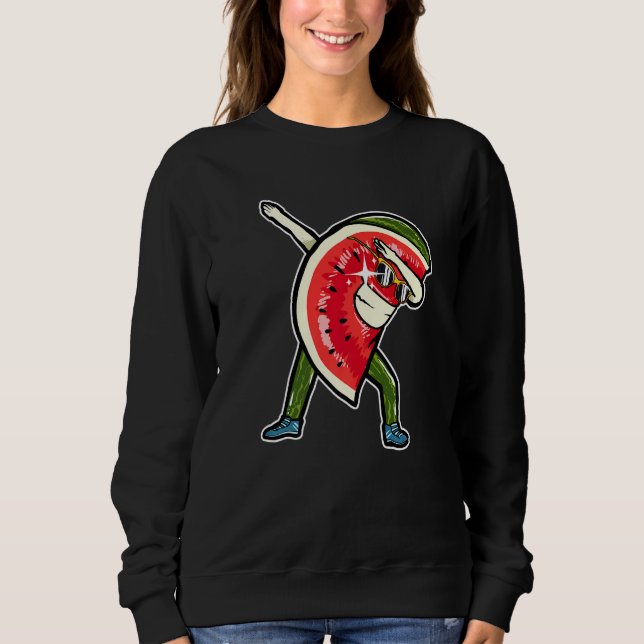 Sudadera Dabbing Watermelon Dab Dancing Watermelnes (Anverso)