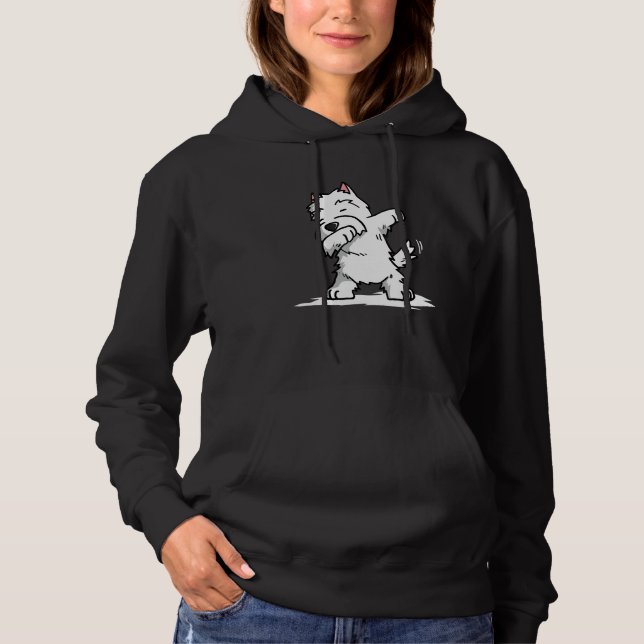 Sudadera Dabbing Westie Funny West Highland White Terrier (Anverso)