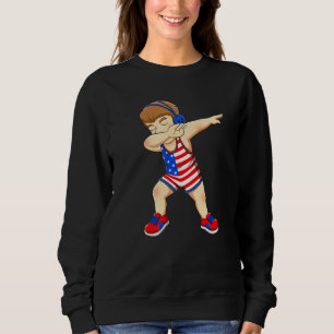Sudadera Dabbing Wrestling Niños hombres jugador de danza D