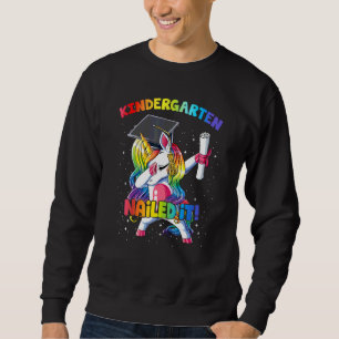 Sudadera Dabbings Unicorn Kindergarten la dejó en la cárcel