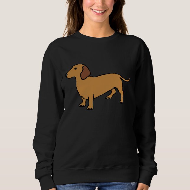 Sudadera Dachshund (Anverso)