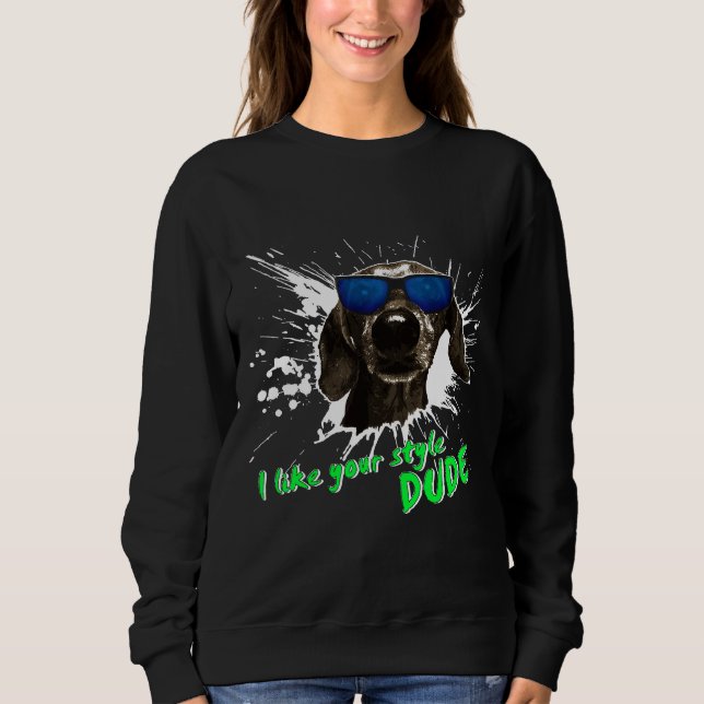 Sudadera Dachshund 331 (Anverso)