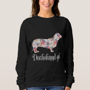 Sudadera Dachshund Amantes de Dachshund Chica Nuevo amor de
