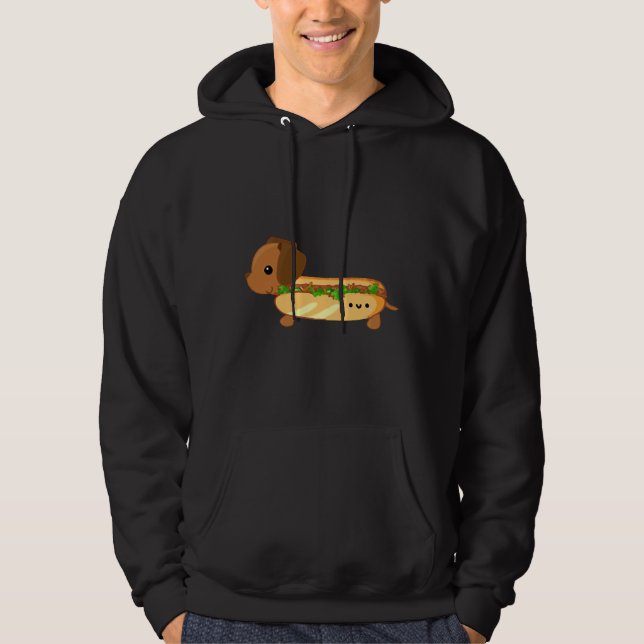Sudadera Dachshund Banh Mi (Anverso)