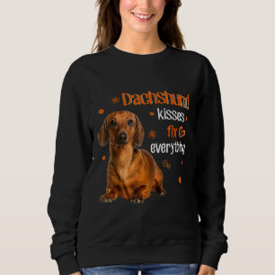 Sudadera Dachshund besa arregla todo lo que Dachshund ama