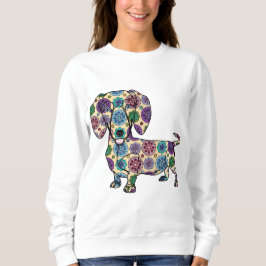 Sudadera Dachshund - camiseta coloreada
