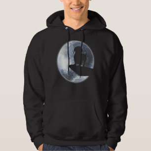 Sudadera Dachshund Cuppy Perro Silhouette Y Moon