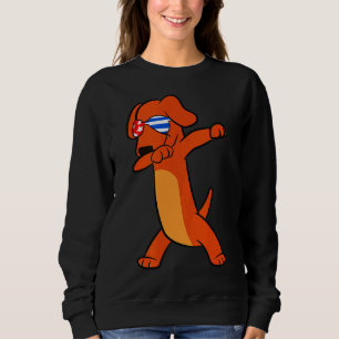 Sudadera Dachshund Dabbing Wiener
