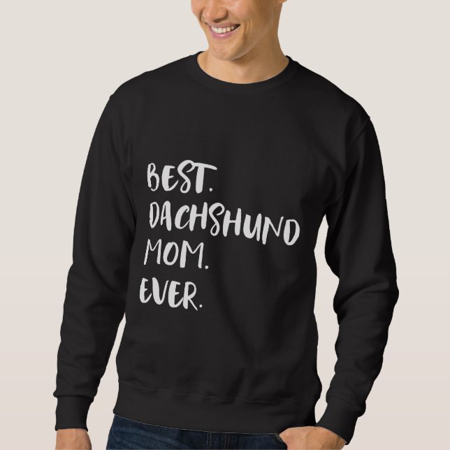 Sudadera Dachshund Dachshund Dachshund (Anverso)