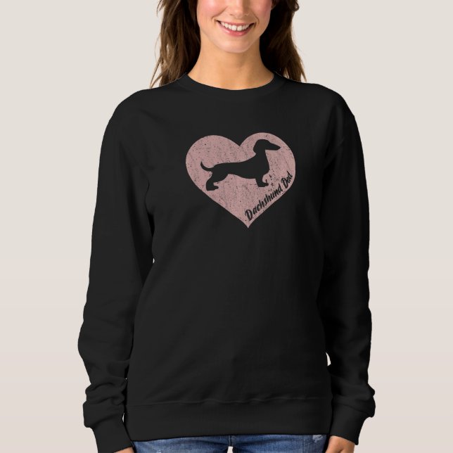 Sudadera Dachshund Dad Dachshund Teckel Dachsie Dog Mascota (Anverso)