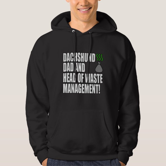 Sudadera Dachshund Dad Funny (Anverso)
