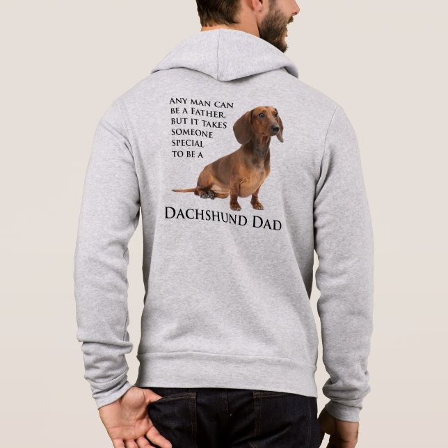 Sudadera Dachshund Dad Hoodie (Reverso)