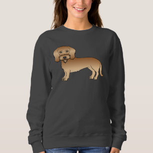 Sudadera Dachshund de pelo duro de trigo Perro de dibujos a