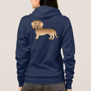 Sudadera Dachshund de pelo duro de trigo Perro de dibujos a