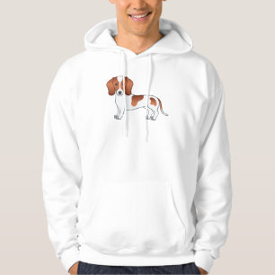 Sudadera Dachshund de Pelo Liso Patas Rojas Lindo Perro de