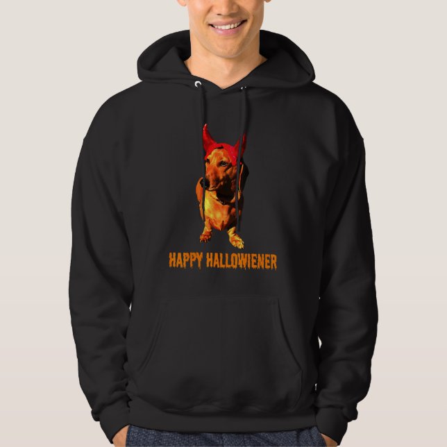 Sudadera Dachshund Devil (Anverso)