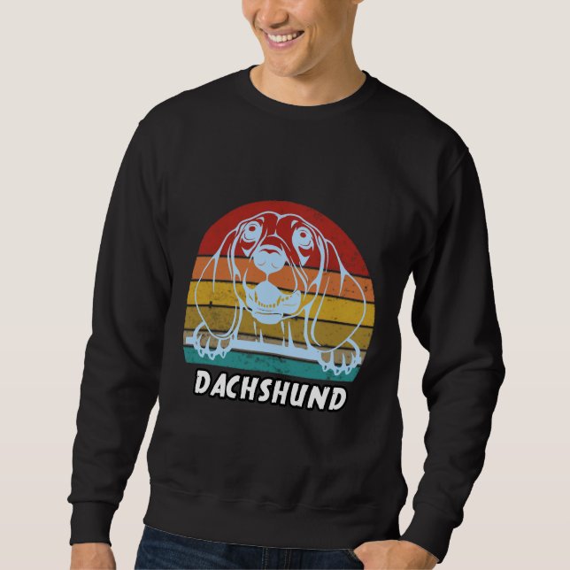 Sudadera Dachshund Dog (Anverso)