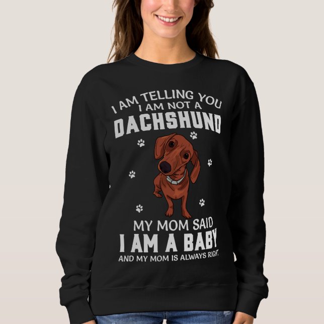 Sudadera Dachshund Dog (Anverso)