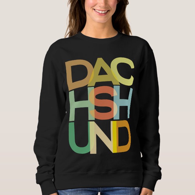 Sudadera Dachshund Dog Dachshund (Anverso)
