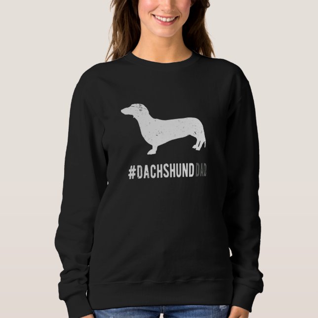 Sudadera Dachshund Dog Dad For Men Funny Dachshund Dog Love (Anverso)