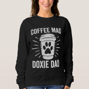 Sudadera Dachshund Dog Mens Café Mad Doxie Dad