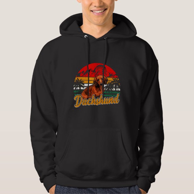 Sudadera Dachshund Dog Mom Dad (Anverso)