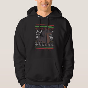 Sudadera Dachshund Dog Santa Claus Patrón de Navidades feos