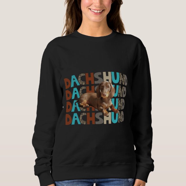 Sudadera Dachshund Doggo (Anverso)