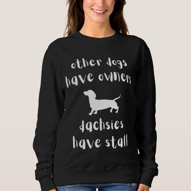 Sudadera Dachshund Doxie Wiener Cute (Anverso)