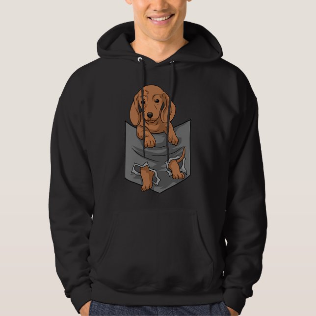 Sudadera Dachshund En Mi Escurridor Perro Perro Perro Perro (Anverso)