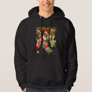 Sudadera Dachshund En Navidades De La Batalla Santa Hat Xma
