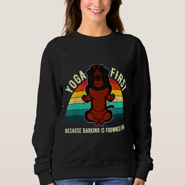 Sudadera Dachshund First (Anverso)