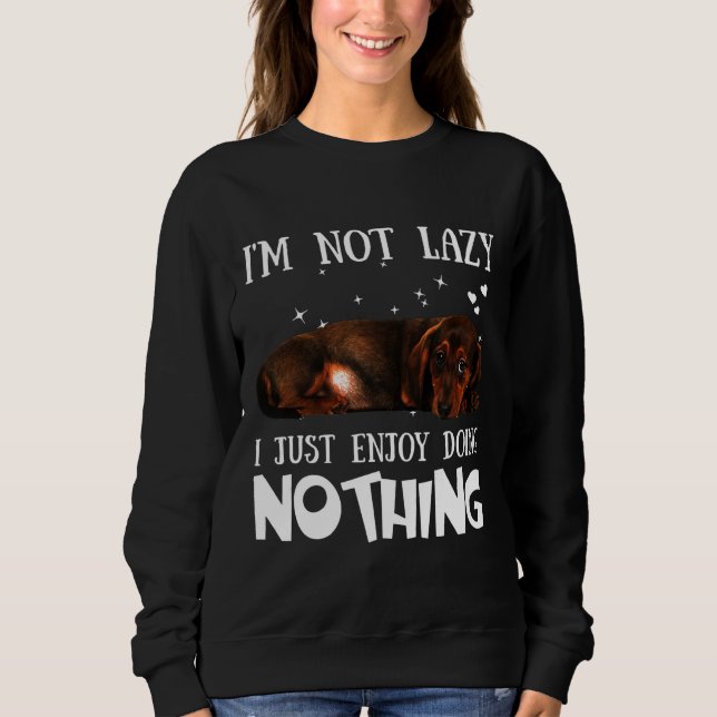 Sudadera Dachshund Funny (Anverso)