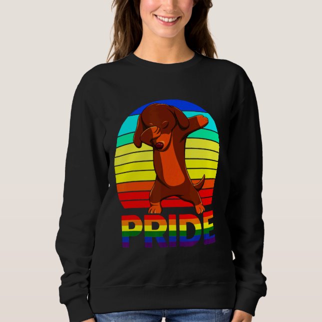 Sudadera Dachshund Gay (Anverso)