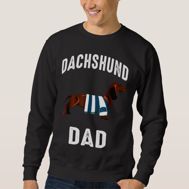Sudadera Dachshund Gif Por Perro (Anverso)