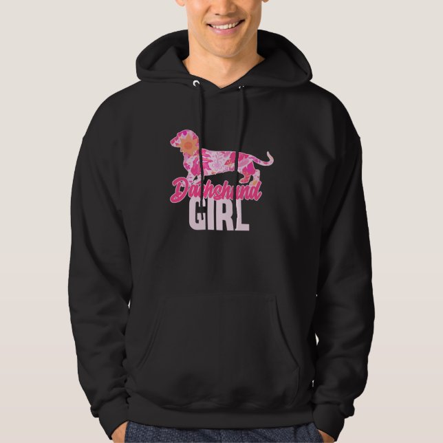 Sudadera Dachshund Girl  3 (Anverso)
