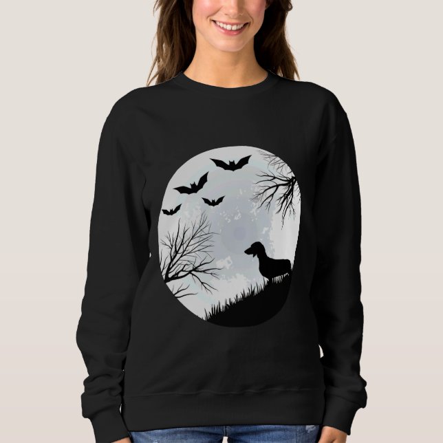 Sudadera Dachshund Halloween     (Anverso)