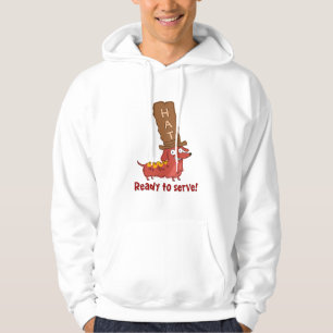 Sudadera Dachshund Hot Dog Juego de Palabras