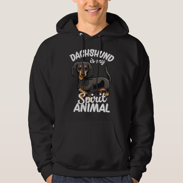Sudadera Dachshund Is My Spirit Animal  3 (Anverso)